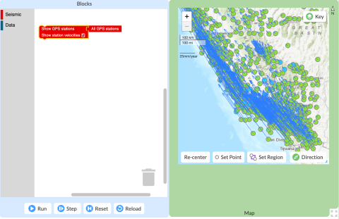 The GeoCoder a block-based programming workspace