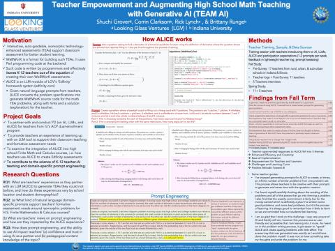 Poster sharing highlights of TEAMAI project
